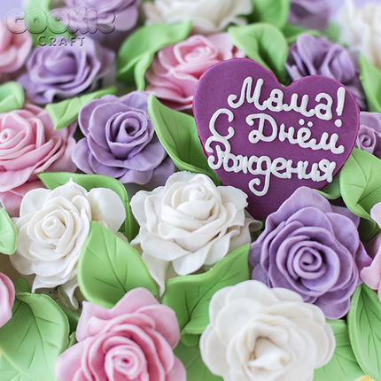 Торт корзина с цветами (75 фото)