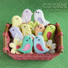 Корзина с пряниками "Птенчики"