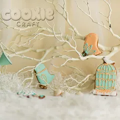 Пряник "Свадебная птичка"