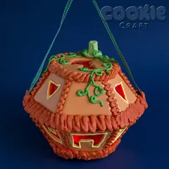3D пряник "Джек-фонарь"