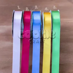 Лента атласная широкая в ассортименте, 1 м.