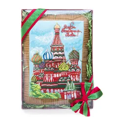 Подарочный пряник "Храм Василия Блаженного"